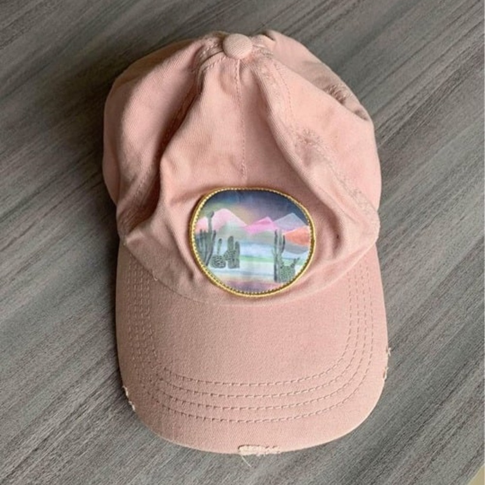 Pink hat